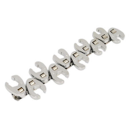 Sealey S0845 10pc 3/8"Sq Drive Flare Nut Crow's Foot Spanner Set