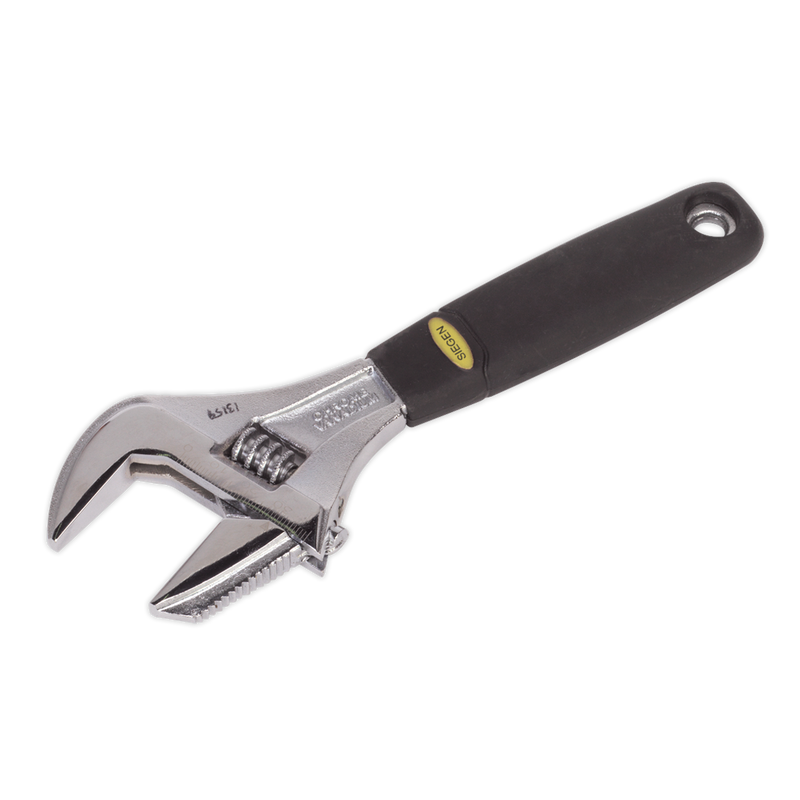 Sealey S0854 200mm Extra-Wide Jaw Capacity Adjustable Wrench