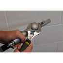 Sealey S0854 200mm Extra-Wide Jaw Capacity Adjustable Wrench