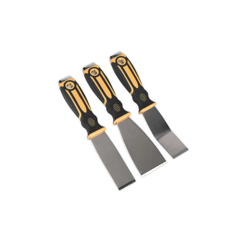 Sealey S0856 3pc Scraper Set with Hammer Cap