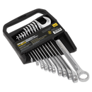 Sealey S0857 11pc Combination Spanner Set - Imperial