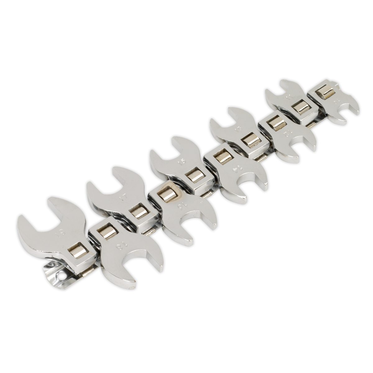 Sealey S0866 10pc 3/8"Sq Drive Open-End Crow's Foot Spanner Set