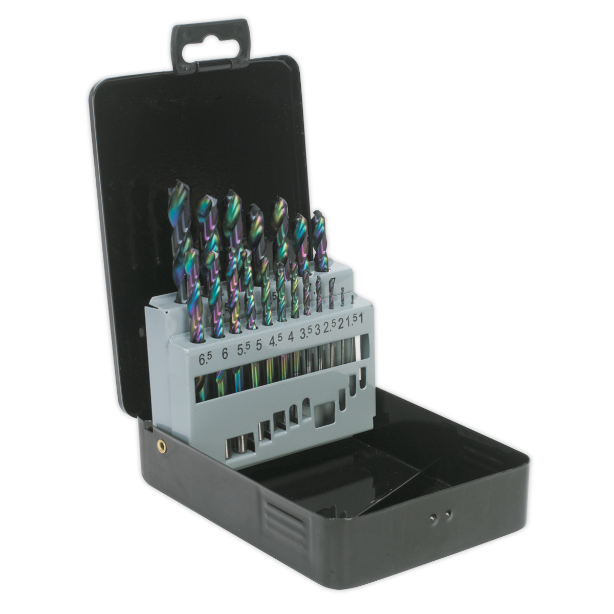 Sealey S0868 19pc HSS Edge Ground Drill Bit Set