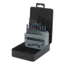 Sealey S0868 19pc HSS Edge Ground Drill Bit Set