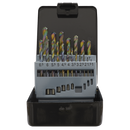 Sealey S0868 19pc HSS Edge Ground Drill Bit Set