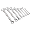 Sealey S0870 8pc Combination Spanner Set - Whitworth