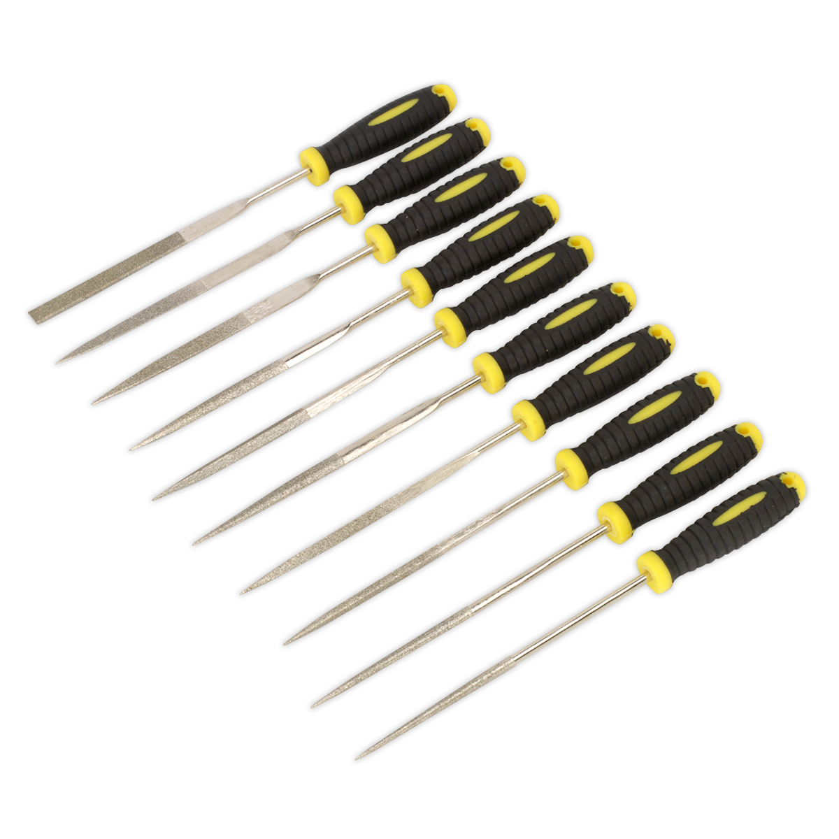 Sealey S0896 10pc Diamond Needle File Set