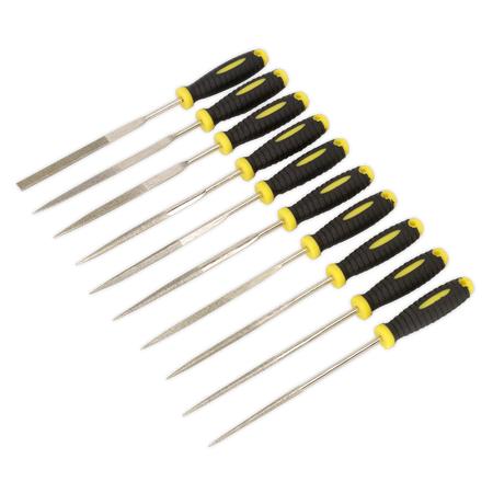 Sealey S0896 10pc Diamond Needle File Set
