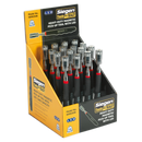 Sealey S0903DB Heavy-Duty Magnetic Pick-Up Tool with LED - 3.6kg Capacity - Display Box of 16