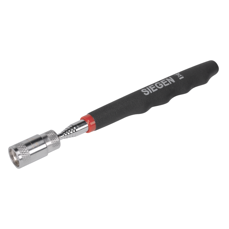 Sealey S0903DB Heavy-Duty Magnetic Pick-Up Tool with LED - 3.6kg Capacity - Display Box of 16
