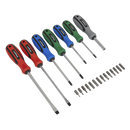 Sealey S0923 21pc Screwdriver Set with Storage Case