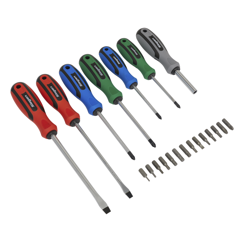 Sealey S0923 21pc Screwdriver Set with Storage Case