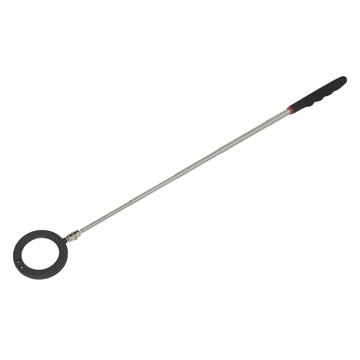 Sealey S0947 75mm Telescopic Inspection Mirror with LED Light