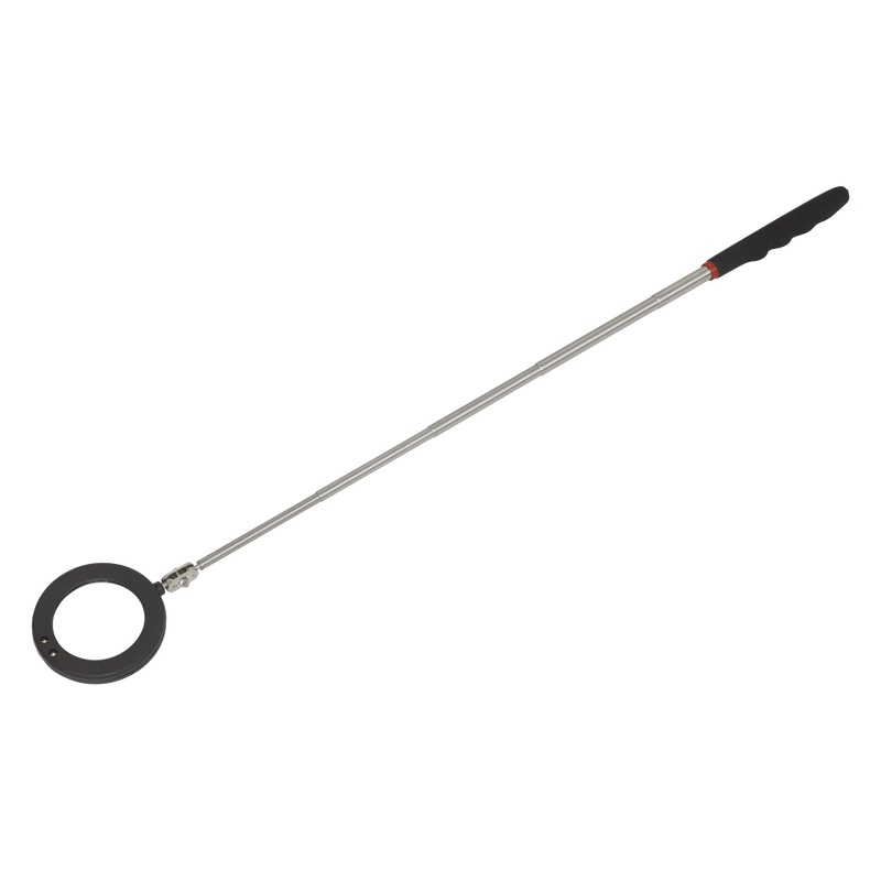 Sealey S0947 75mm Telescopic Inspection Mirror with LED Light