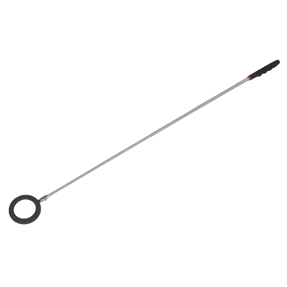 Sealey S0947 75mm Telescopic Inspection Mirror with LED Light