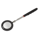 Sealey S0947 75mm Telescopic Inspection Mirror with LED Light