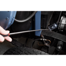 Sealey S0948 52 x 83mm Telescopic Inspection Mirror with 2 LED Lights