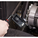 Sealey S0948 52 x 83mm Telescopic Inspection Mirror with 2 LED Lights