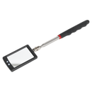 Sealey S0948 52 x 83mm Telescopic Inspection Mirror with 2 LED Lights