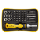 Sealey S0979 45pc Ratchet Screwdriver Socket & Bit Set