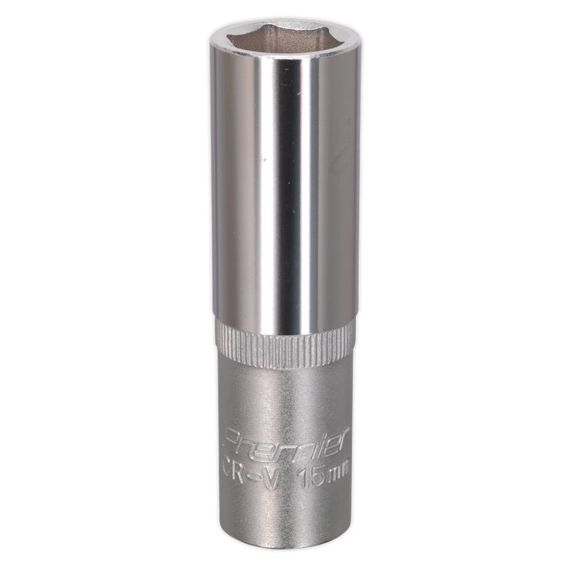 Sealey S1215D 15mm 1/2"Sq Drive Deep WallDrive‚Äö√†√∂‚àö√°¬¨¬®‚àö√ú Socket