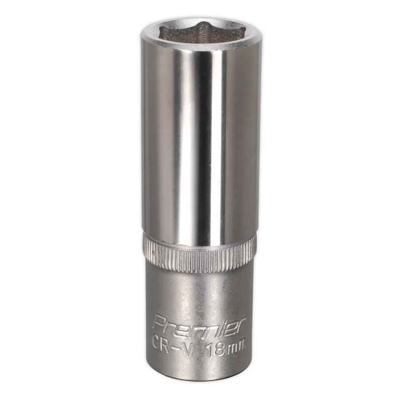 Sealey S1218D 18mm 1/2"Sq Drive Deep WallDrive‚Äö√†√∂‚àö√°¬¨¬®‚àö√ú Socket