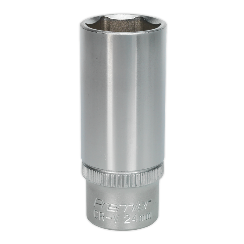 Sealey S1224D 24mm 1/2"Sq Drive Deep WallDrive‚Äö√†√∂‚àö√°¬¨¬®‚àö√ú Socket