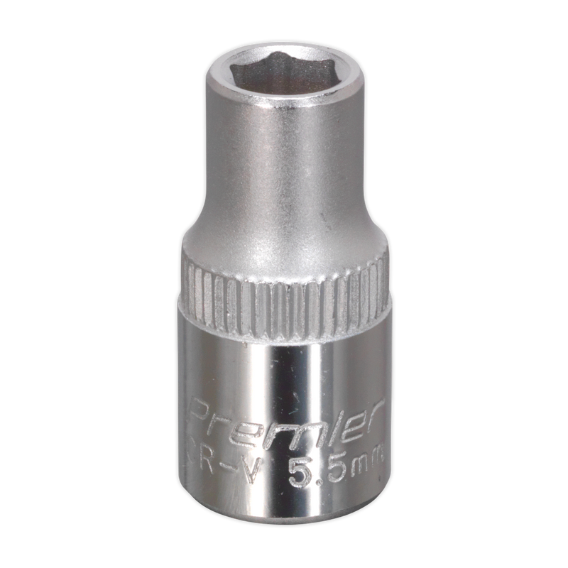Sealey S14055 5.5mm 1/4"Sq Drive WallDrive‚Äö√†√∂‚àö√°¬¨¬®‚àö√ú Socket