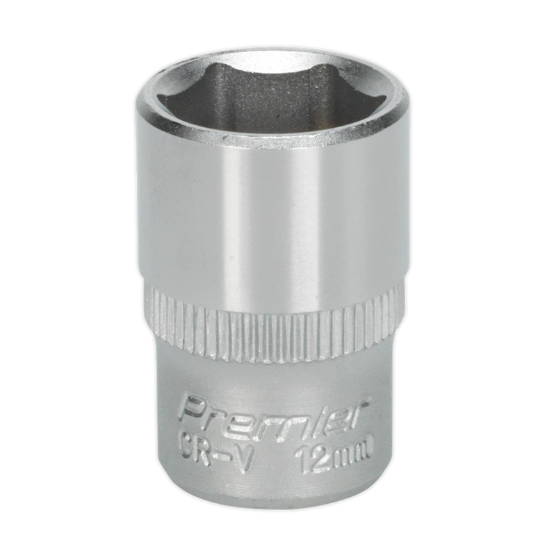 Sealey S1412 12mm 1/4"Sq Drive WallDrive‚Äö√†√∂‚àö√°¬¨¬®‚àö√ú Socket