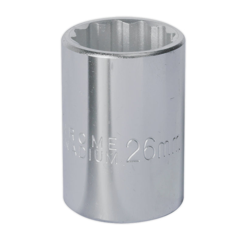 Sealey S34/26 26mm 3/4"Sq Drive WallDrive‚Äö√†√∂‚àö√°¬¨¬®‚àö√ú Socket