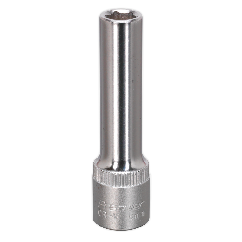 Sealey S3808D 8mm 3/8"Sq Drive Deep WallDrive‚Äö√†√∂‚àö√°¬¨¬®‚àö√ú Socket