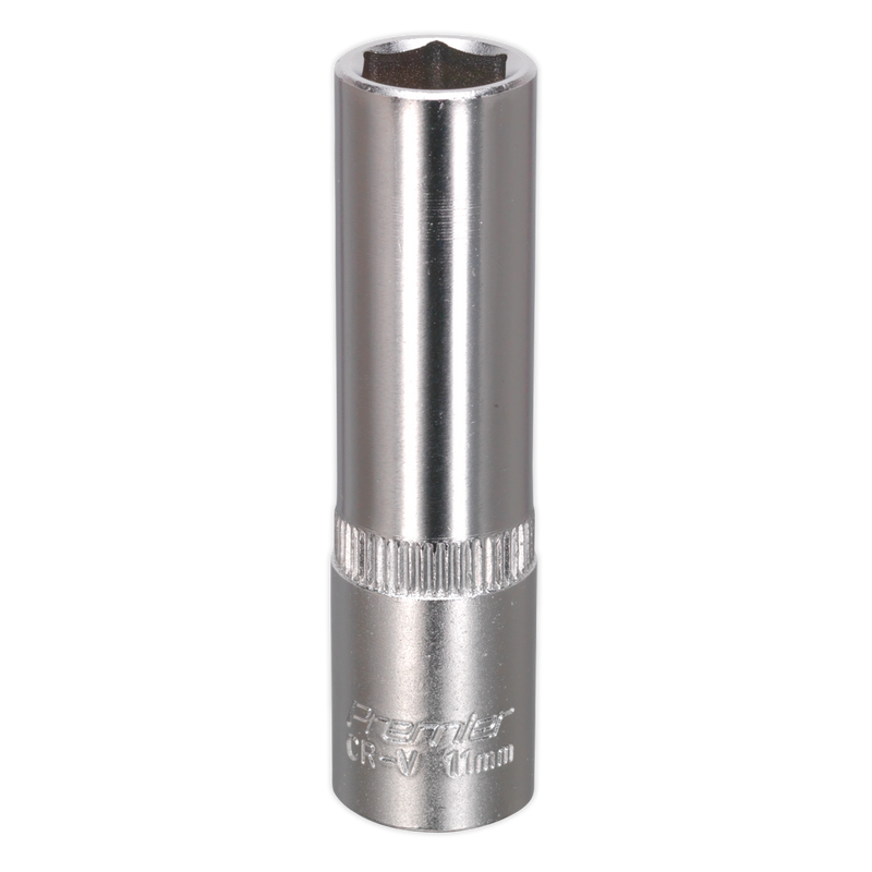 Sealey S3811D 11mm 3/8"Sq Drive Deep WallDrive‚Äö√†√∂‚àö√°¬¨¬®‚àö√ú Socket