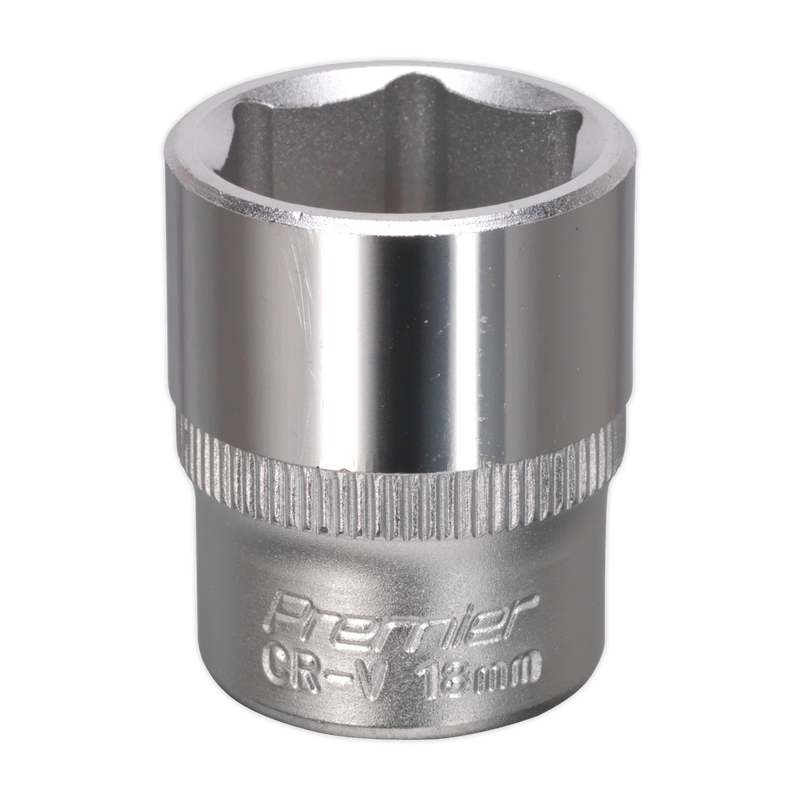 Sealey S3818 18mm 3/8"Sq Drive WallDrive‚Äö√†√∂‚àö√°¬¨¬®‚àö√ú Socket