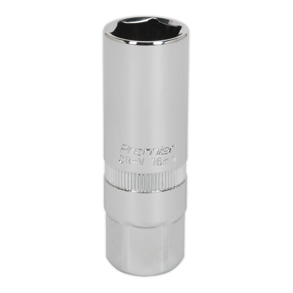 Sealey S38SP10 16mm Spark Plug Socket 3/8"Sq Drive