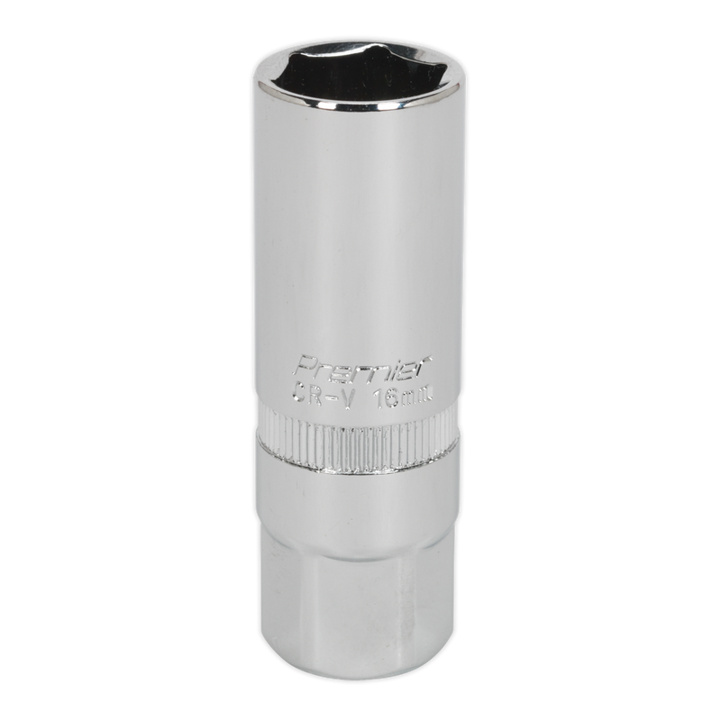 Sealey S38SP10 16mm Spark Plug Socket 3/8"Sq Drive