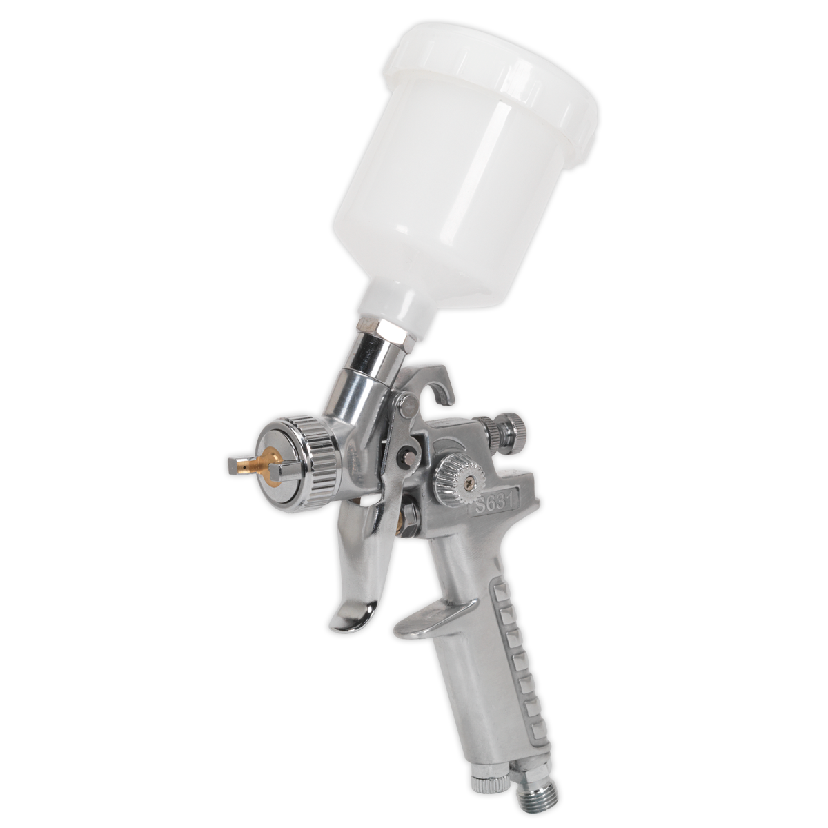 Sealey S631 General-Purpose Gravity Feed Touch-Up Spray Gun 1mm Set-Up