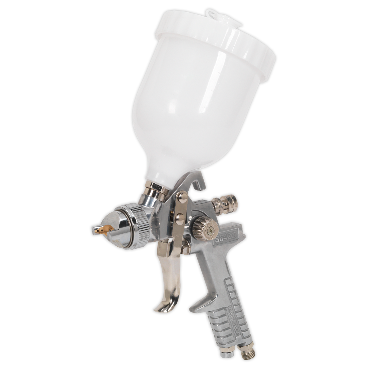 Sealey S642G General-Purpose Gravity Feed Spray Gun 1.8mm Set-Up