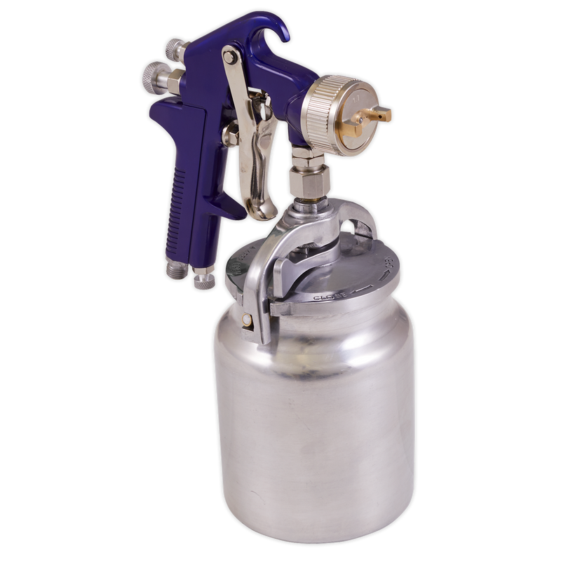 Sealey S717 Suction Feed Spray Gun 1.7mm Set-Up