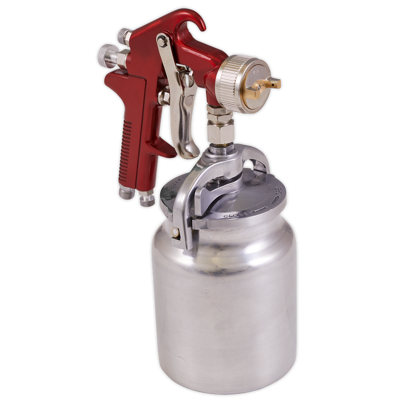 Sealey S720 Suction Feed Spray Gun 2mm Set-Up