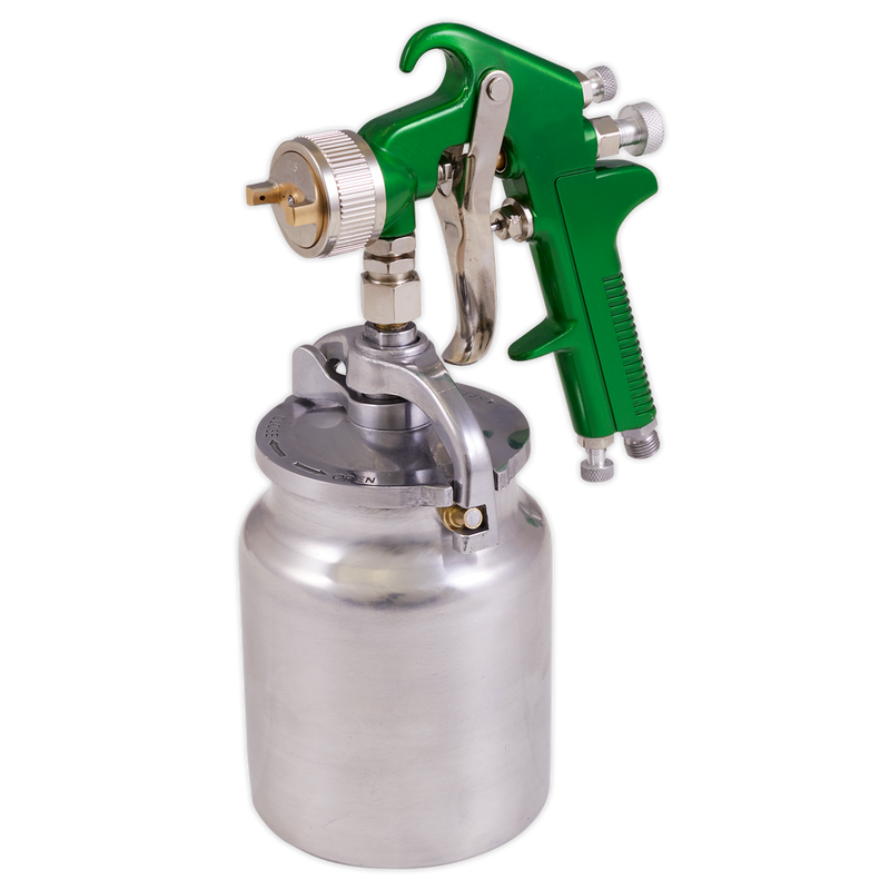 Sealey S725 Suction Feed Spray Gun 2.5mm Set-Up
