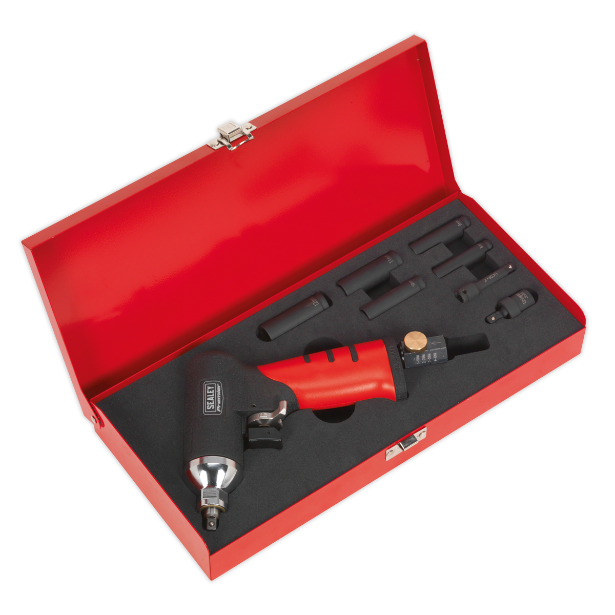 Sealey SA141 1/4"Sq Drive Air Impact Wrench Diesel Glow Plug Kit