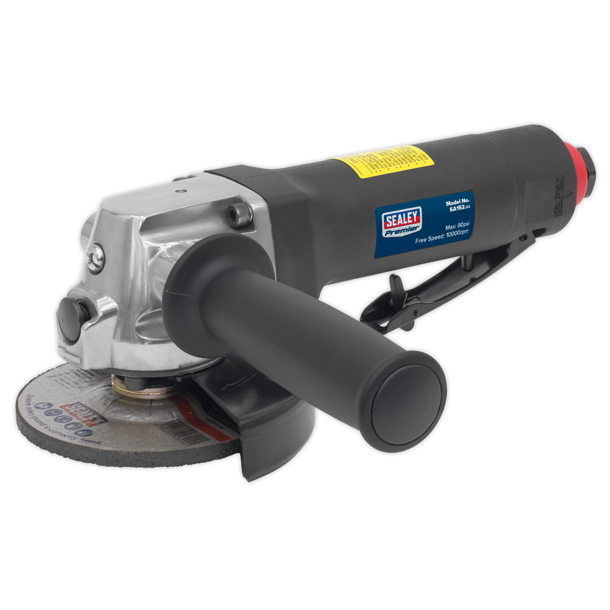 Sealey SA152 100mm Air Angle Grinder Composite Body