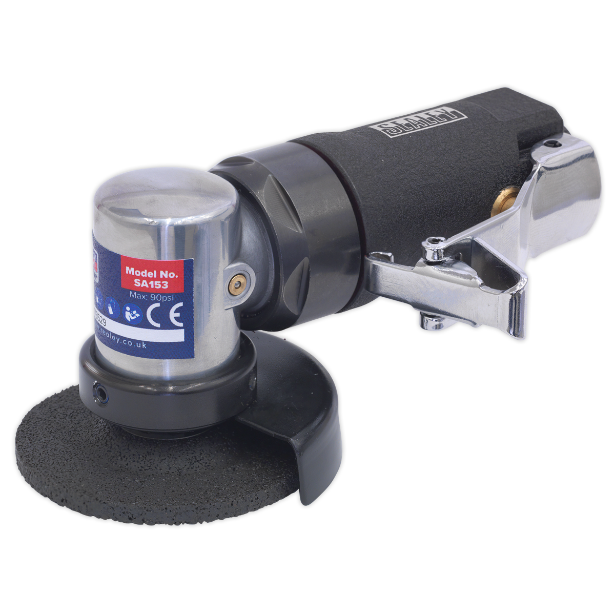 Sealey SA153 58mm Air Mini Angle Grinder