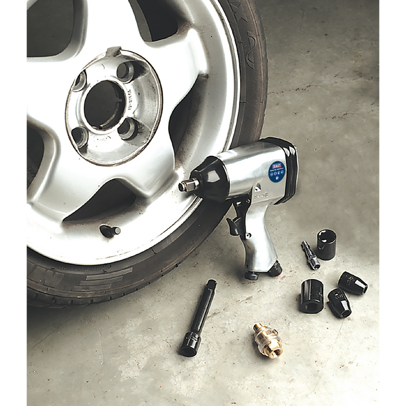 Sealey SA2/TS 1/2"Sq Drive Air Impact Wrench Kit with Sockets