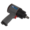 Sealey SA201 1/2"Sq Drive Composite Air Impact Wrench - Twin Hammer
