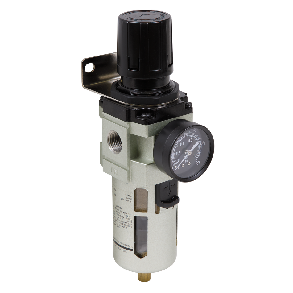Sealey SA206FR Air Filter/Regulator Max Airflow 140cfm
