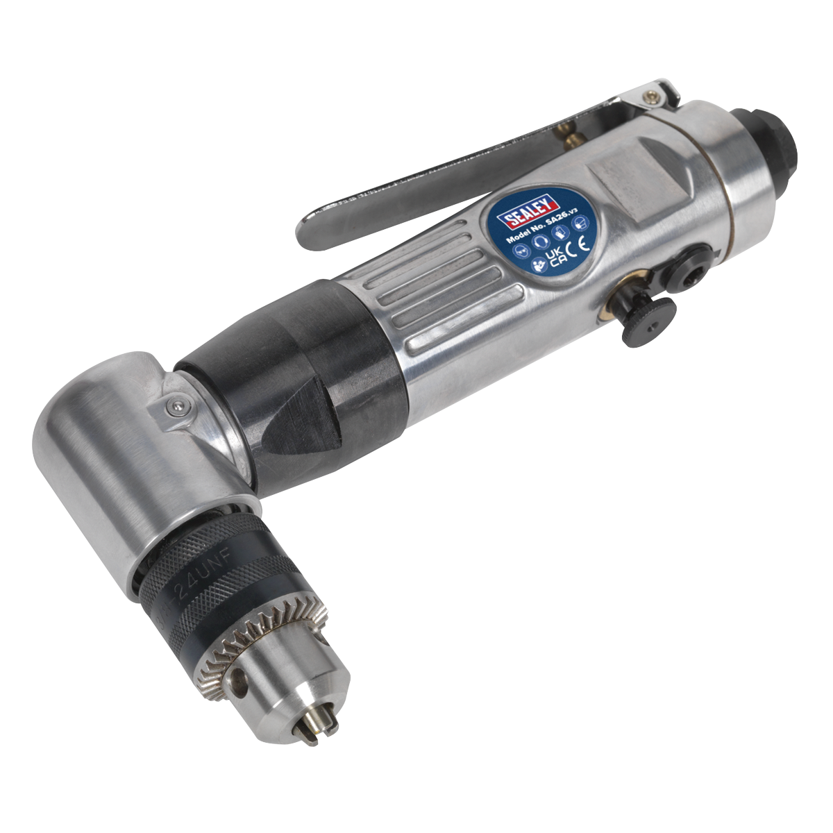 Sealey SA26 10mm Reversible Air Angle Drill