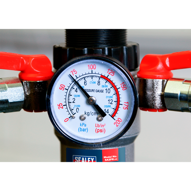 Sealey SA2FR Heavy-Duty Air Filter/Regulator