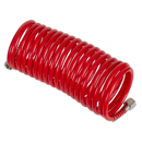 Sealey SA335 5m x 5mm PE Coiled Air Hose with 1/4"BSP Unions