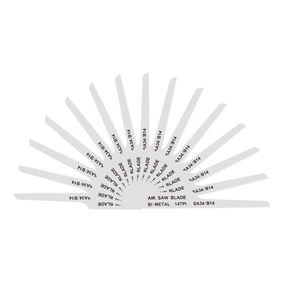 Sealey SA34/B1415 14tpi Air Saw Blade - Pack of 15